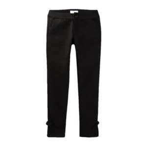 Kate Spade Girls Black Pants size 4 Ankle Zippers - Picture 1 of 7