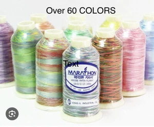 Marathon Viscose  Rayon 5000m Thread Spool.. Many Colors To Choose - Picture 1 of 65