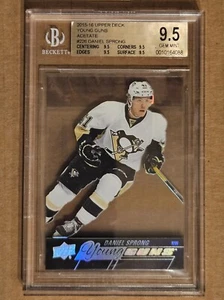 2015-16 Upper Deck Young Guns Acetate 226 Daniel Sprong BGS 9.5 - Picture 1 of 2