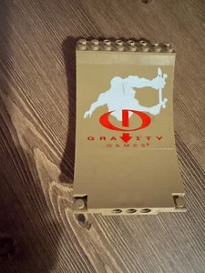 Z Lego Dark Tan Skateboard Ramp w/ Gravity Games Stickers 43085 3537 - Picture 1 of 5
