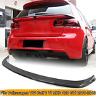 Carbon Fiber Rear Spoiler Middle Wing For Volkswagon Golf 6 VI MK6 GTI R20 10-13