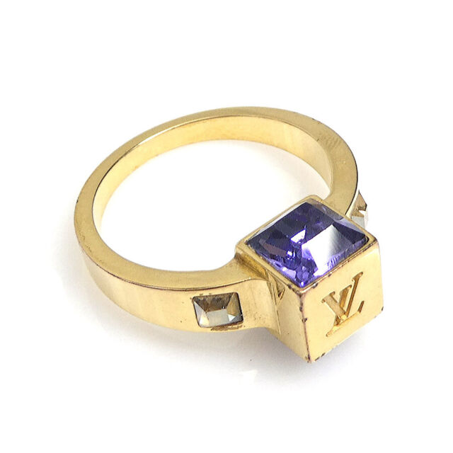 Louis Vuitton LV Volt Upside Down Ring, Pink Gold. Size 47