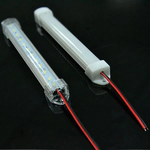 2x 24-LED SMD SMD Strip Grill Light Bar Hard Rigid Tube Lamp DC 12V Bright White - Picture 1 of 13