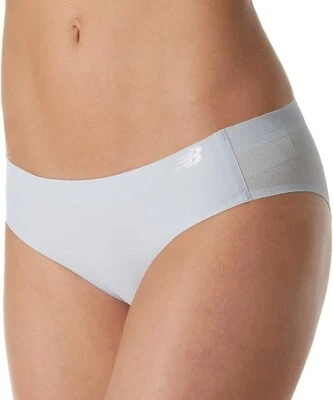 New Balance L23546 Women's Grey Hybrid Soft Jersey Mesh Panels Panty Size S - Image 1 of 3