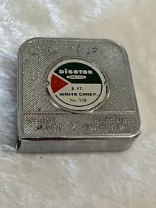 Nastro capo bianco vintage Disston/Carlson misura n. 326, - 6 piedi. HK PORTER - Foto 1 di 6