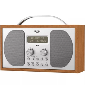 Bush DAB Bluetooth Wooden Radio - Brown (7362325) - Picture 1 of 3