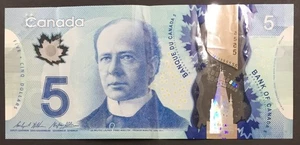 Billet en polymère CANADA 5 dollars 2013, astronaute - Picture 1 of 2