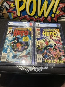 Hero 1 & 2 CGC 9.2 & 9.0 Michelinie, Purcell, Sam De La Rosa Cover and Art - Bild 1 von 6