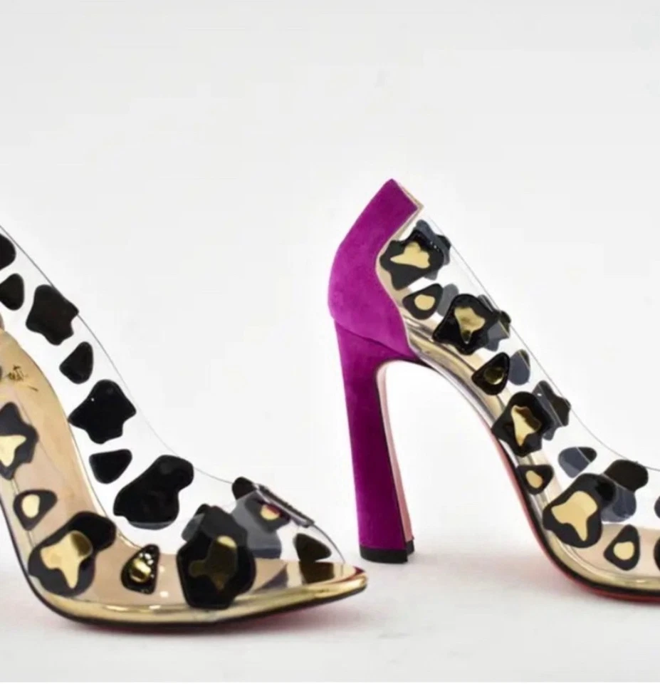 Zapatos de tacón Louis Vuitton rojos para mujer talla 5,5 ¡con bolsa antipolvo y caja! Foto 1 de 4