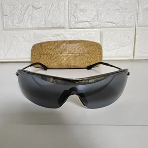 Maui Jim Sandbar MJ-511-02 Grey Semi Rimless Wrap Grey Gradient Polarized Lenses - Picture 1 of 24