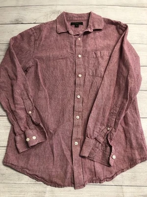 Banana Republic Shirt Mens Medium Linen Slim Fit Long Sleeve Casual Button Up - Image 1 of 4