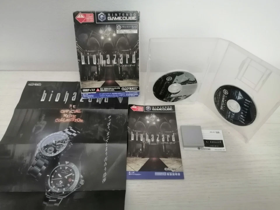 biohazard Resident Evil gamecube nintendo jap + Memory Card - Immagine 1 di 4