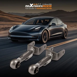 Set of 2 Adjustable Rear Camber Control Arms for Tesla model 3 2017-2025 - Picture 1 of 11