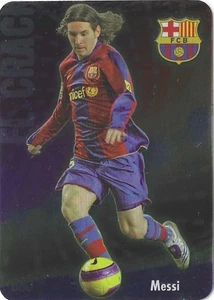 2008-09 Mundicromo Las Fichas de la Liga El Crack Lionel Messi Foil #080 Round - Foto 1 di 3