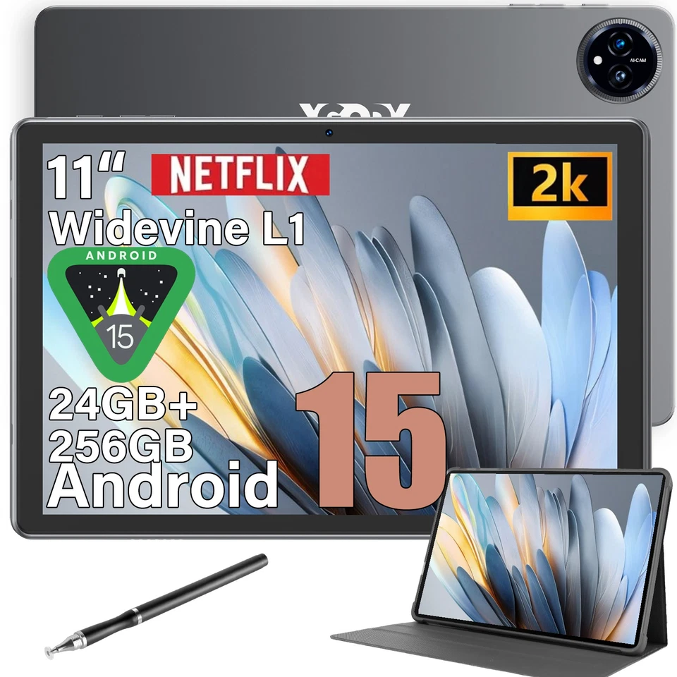 Neu 101" Tablet Android 15 16GB RAM+256GB ROM WIFI Bluetooth Dual Kamera 8000mAh - Bild 1 von 1