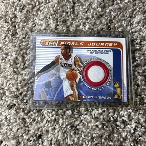 ALLEN IVERSON 2001-02 TOPPS CHAMPIONS CONTENDERS FINALS JERSEY PATCH - Bild 1 von 12