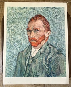 6er Set VIN.VAN GOGH Drucke Meisterwerke SELBSTPORTRÄT/D'AUVERS/LA SIRENE 11x14 - Bild 1 von 24