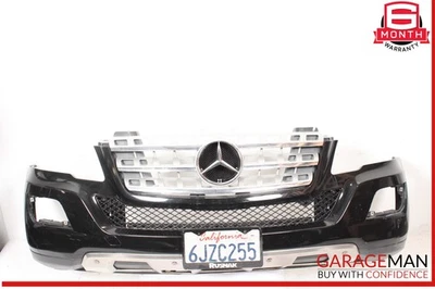 09-11 Mercedes W164 ML350 ML450 ML550 Base Front Bumper Cover Black OEM - Image 1 of 4