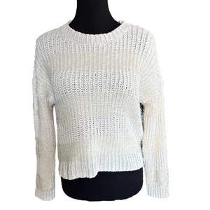 NWT Takara Ivory Chunky Knit Eyelash Knit Sweater, Women's Size Small, Holidays - Picture 1 of 5