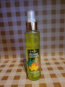 Bath & Body Works CRISP ORCHARD LEAVES Illuminating SHIMMER Fragrance Mist Rare! - Picture 1 of 4