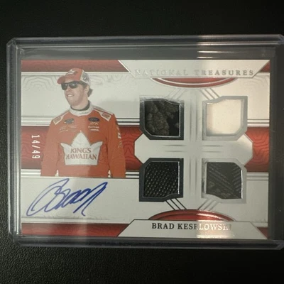 2024 National Treasures Brad Keselowski Quad Race Gear Graphs Patch Auto #14/49 - Image 1 of 3