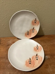 Mesa Brasil Halloween Pumpkin Plates(2) - Picture 1 of 6