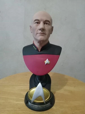 BUSTO CAPITÁN PICARD STAR TREK LA PRÓXIMA GENERACIÓN EDICIÓN LIMITADA #1571 numerado Foto 1 de 4