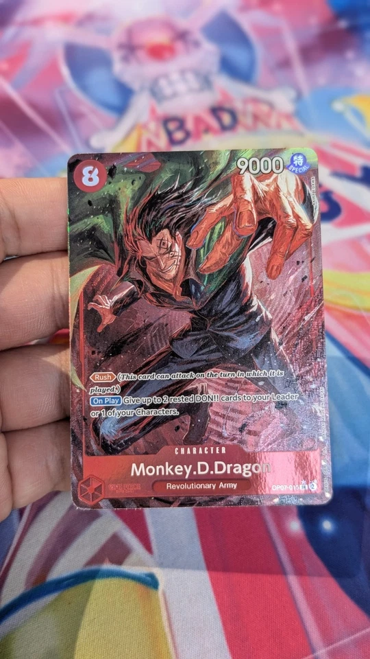 One Piece 500 Years Monkey D. Dragon (Alt Art) op07-015 SR Secret Rare ENGLISH - Image 1 of 1