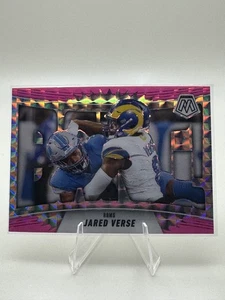 ¡Bang fluorescente rosa mosaico Panini 2025! Verso Jared #2 Los Angeles Rams - Imagen 1 de 1