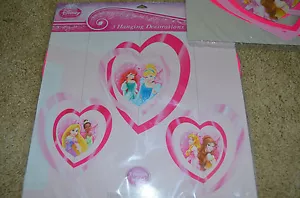 Disney Princess Royal Celebration Birthday hanging decorations 3 set cinderella - Picture 1 of 2