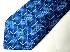 Corbata de Colección Bijoux Terner Para Hombre Azul Marino Geométrica 61" Largo - Imagen 1 de 4