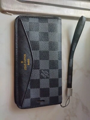 FUNDA LOUIS VUITTON Damier Monograma Eclipse iPhone XS MAX (Folio)  Foto 1 de 2