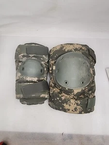 USED USGI "BPE" ACU COMBAT TACTICAL KNEE & ELBOW PADS SET UCP US ARMY - Picture 1 of 3