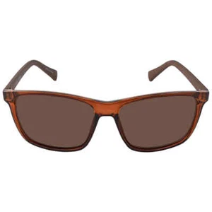 Calvin Klein Brown Rectangular Men's Sunglasses CK19568S 210 58 CK19568S 210 58 - Picture 1 of 3