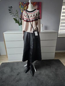 Midirock A-Linie ""Leder LOOK"" Größe 44 - Bild 1 von 14