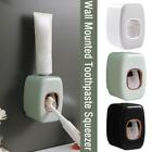 Simple Wall Mounted Automatic Toothpaste Dispenser Holder Toothbrush R9H7