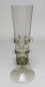 Grün Wald Künstler Glas Pokal  signiert Glashütte Berkemeyer Museums Replik ?? - Bild 1 von 8