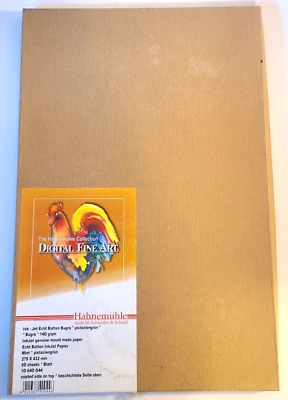 Digital Hahnemuhle FineArt Inkjet Paper 50 Sheets 11" x 17" Mint "pistaziengrun" - Image 1 of 4