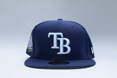 Tampa Bay Rays 2021 World Series MLB New Era 59fifty Sz 7 5/8 - Image 1 of 4