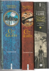 Chroniken der Unterwelt 1 - 3 Cassandra Clare City of Bones of Ashes of Glass - Bild 1 von 7