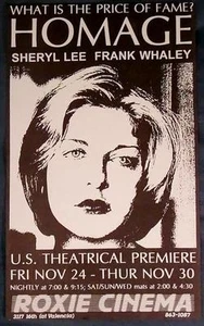 Póster de cine homenaje de Roxie estreno teatral de EE. UU. 24 - 30 de noviembre de 1995 Sheryl Lee - Imagen 1 de 2