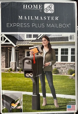 Step2 MailMaster Express Plus Plastic Mailbox BLACK - Image 1 of 2
