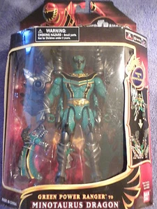 BANDAI MIGHTY MORPHIN POWER RANGERS GRÜNER RANGER BIS MINOTAURUS DRACHE NEU IN BOX - Bild 1 von 1