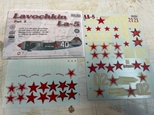 Print Scale La-5 Decals...MINT...1/48...Sheet 48019 - Picture 1 of 2
