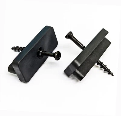 AVT 100 elementi di fissaggio nascosti per copertura compositi clip a T in plastica viti inox