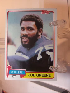 1981 Topps Football Card #495 - Joe Greene - Pittsburgh Steelers (97820) - Picture 1 of 2