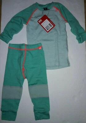 Helly Hansen Kids & Baby Merino Wool Baselayer/Pajama Set. Choose Size/Color - Image 1 of 4