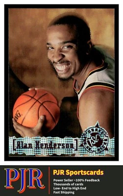 1995-96 Stadium Club #324 Alan Henderson Atlanta Hawks - Image 1 of 2