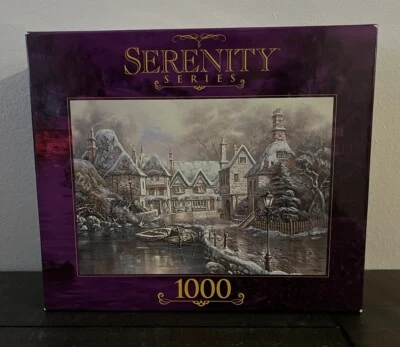 Serenity Series 1000 Piece Puzzle Pershore Cove, Worcestershire (2002, RoseArt) - Image 1 of 3