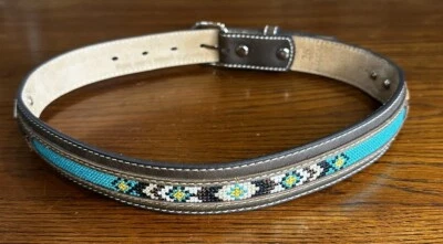 Cinturón Nocona Mujer Niña 26 Cuero Bordado Marrón Western Ranch Foto 1 de 4